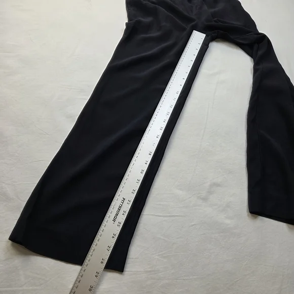 Akris Punto Women’s Navy Blue Wide Leg Pull-On Pants Size US 8 IT 44